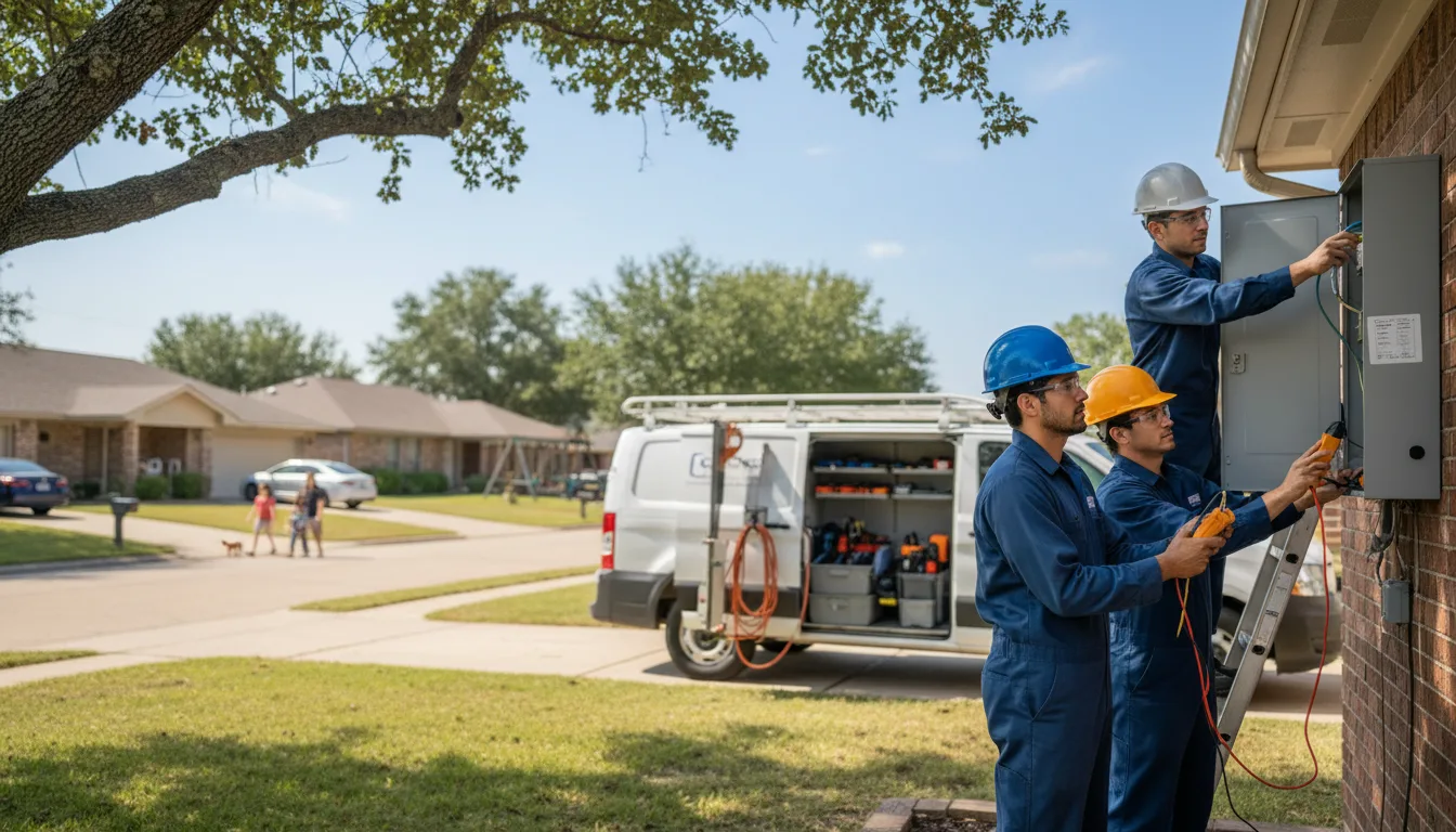 Certified electrician providing emergency electrical services in Ashburn, MO